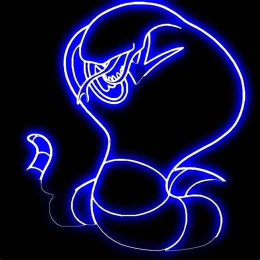 Arbok neon draw
