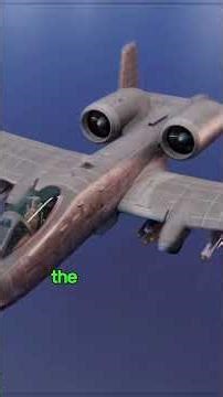 Why The A-10 Warthog Has "Broken" Wheels #a10warthog #aviation #militaryaircraft #planes