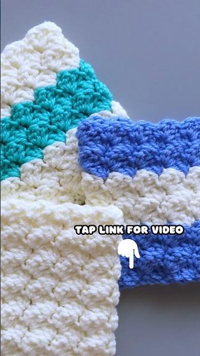 Free Crochet Blanket Stitch Tutorial #freecrochetstitch #crochettutorial