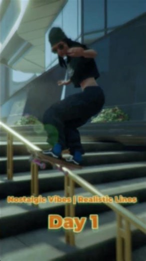 Day 1 of Pretending I Can Really Skate🛹🔥#skate #skateboarding #gamingclips #skategame #y2k