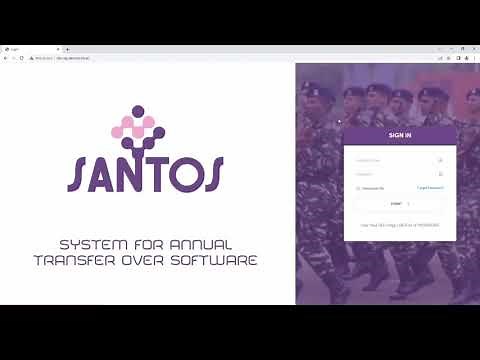 SANTOS CRPF HELP VIDEO | Online transfer CRPF |