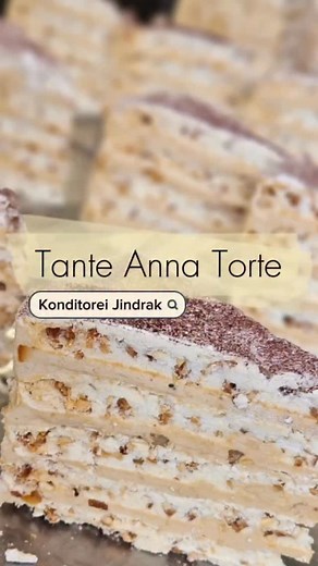 2.3K views · 375 reactions | Unsere Tante Anna Torte hat wahrlich schon das eine oder andere Herz gestohlen  Denn wer die Torte einmal probiert hat, will sie immer wieder  #konditoreijindrak #jindrak #tanteanna | Konditorei Jindrak | Facebook