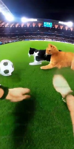 Cat Plays Soccer! | Hilarious Football Action with a Cute Kitty