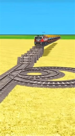 All Realistic Trains Run At Curve Branches ❌️Railroad Tracks | train videos | railway | lhb coach