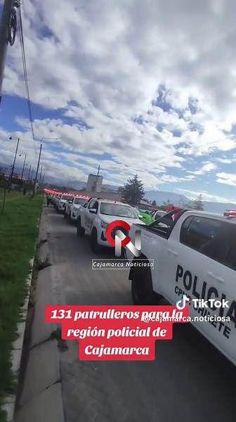 131 patrulleros para la región policial de Cajamarca