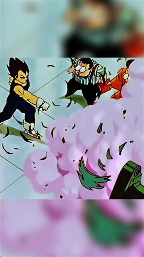 vegeta broke the punching machine.😂 (dbz edit) #shorts