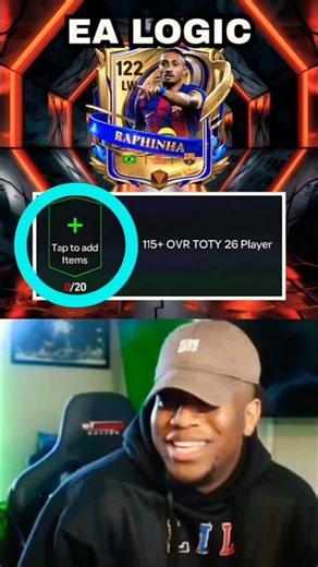 EA Logic (Raphinha UTOTY Exchange)🤣🤣🤣 #fcmobile #easports #fifa #raphinha #utoty #toty #fyp #edit
