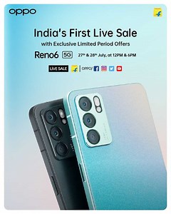 #IndiaFirstLiveSale is coming closer and we just can't wait for an action-packed day with exclusive limited period offers, live product experience and our favorite stars - Shibani Dandekar, Rajiv Makhni & Kenny Sebastian! See you on 27th & 28th July, 12PM & 6PM both days. Stay hooked. | OPPO