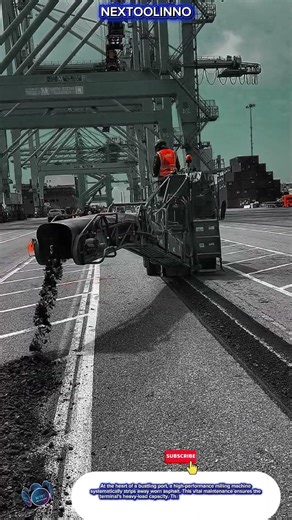 Heavy equipment &Advanced Asphalt Scraping Construction Machinery for Professional Port Road Repairs