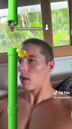 Trying the Caleb Coffee Voice Filter While Mom Distracts Me