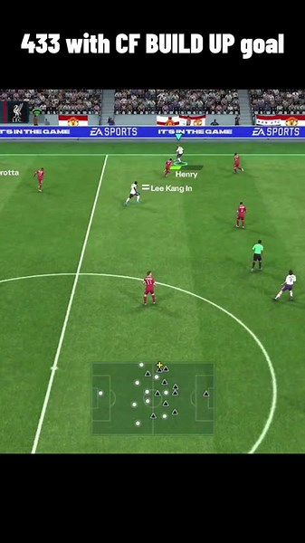 4-3-3 CF Build up GOAL #fcmobile #fifamobile #shorts #fifa