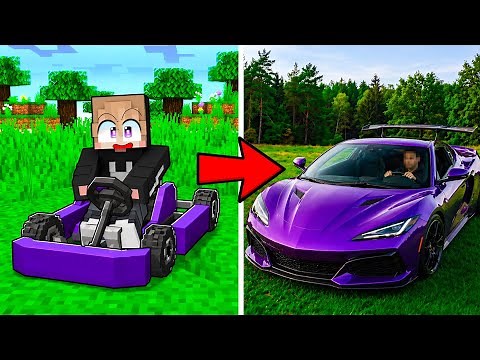 AKU BEREVOLUSI DARI MOBIL MISKIN… SAMPAI JADI MOBIL PALING REALISTIC DI MINECRAFT!!