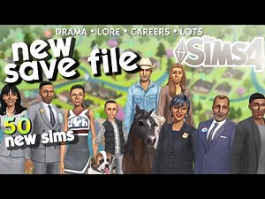 this save file is so cozy and realistic | sims 4 save file