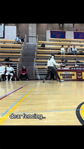 goodnight i was so bad #fencing #dearbasketball #fyp | fencing