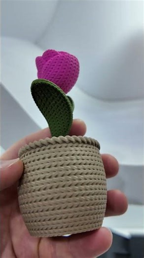 Knitted 3D Model with eSun Wood PLA