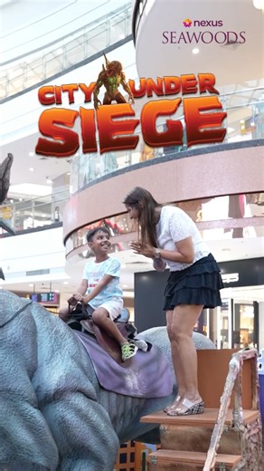 Pooja Jambotkar on Instagram: "Christmas shopping… but make it alien-level fun 👽🎄 Our mom–kid outing at Nexus Seawoods turned into an Alien Attack experience and honestly? BEST PLAN EVER! What are you doing with your kid this Christmas break? Add this to your list ✨ 🎟️ Booking link: https://in.bookmyshow.com/activities/alien-invasion-city-under-siege/ET00474397"