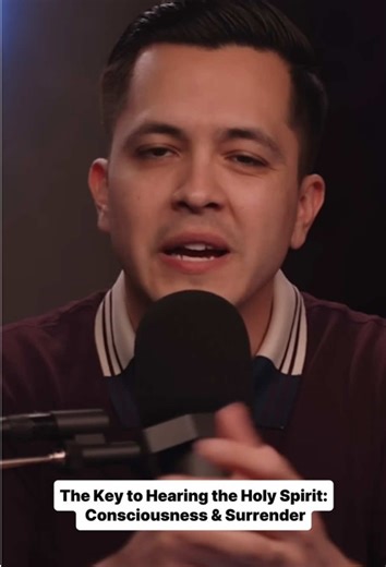 The key to hearing the Holy Spirit: consciousness & surrender #holyspirit #christiantiktok #faith #God #jesussaves