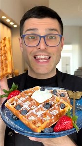 No-Butter Waffles (Easter BRunch Idea)