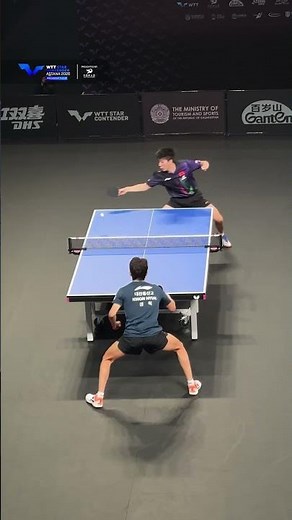 Xu Yingbin digs deep to secure a spot in the Main Draw! 💪🔥#WTTAstana #TableTennis