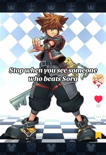 So we’re supposed to stop when we see a character that beats Sora (Kingdom Hearts) in a 1v1? @Noah He’s gonna have a hard fight on his hands at the end #Anime #fyp #Sora #KingdomHearts #creatorsearchinsights