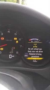 Porsche Macan multiple fault messages