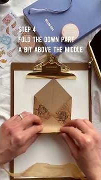 DIY: How to Make a Cute Envelope for your Journal.