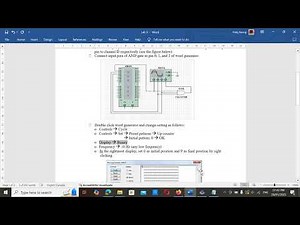 Multisim to simulate a 3-input AND using word generator and oscilloscope