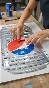 I Turned 100 Real Pepsi Cans Into ONE Giant Pepsi Can! 😱🥤