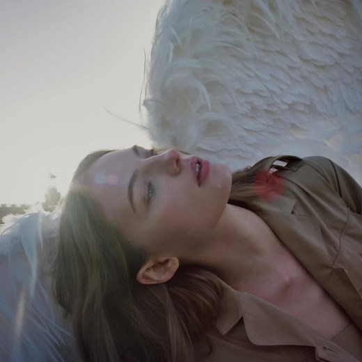 Fran Summers is captured by Mario Sorrenti for the new #BurberryHER campaign. Daring, free-spirited, bold. Uniquely Burberry. | Burberry