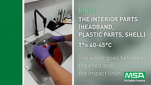 The cleaning and decontamination of PPE worn in fires should be a top priority for firefighters. Watch our video showing the straightforward manual decontamination of our GALLET F1XF Helmet. Additional useful materials about your MSA Fire or Rescue Helmet can be found here: https://msane.ws/GALLETinfo-EN | MSA Fire
