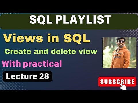 28. VIEWS in SQL | SQL VIEWS | SQL TUTORIAL