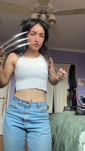 Female Wolverine Costume Idea for Halloween