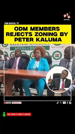 ODM MEMBERS REJECTS ZONING BY PETER KALUMA #kenyanews #ktnkenya #oburuodinga