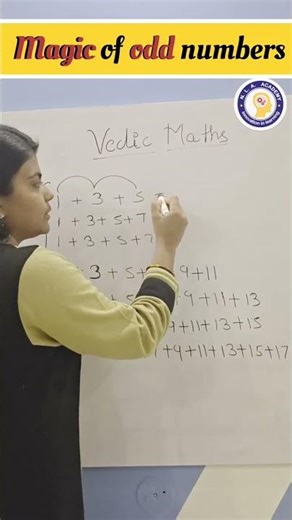 Magic of Odd Numbers Mind Blowing Math Trick in 30 Seconds#youtubeshorts#nlaacademy #trending#viral