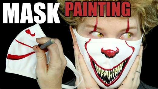 IT Clown Mask Painting Tutorial — How to Celebrate a Safe Halloween