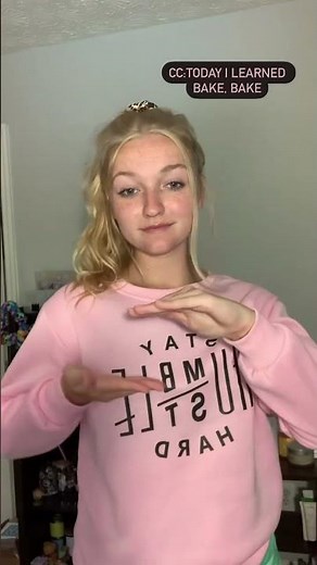 Bake in ASL (Not a Teacher) #americansignlanguage #asl #signlanguage #baking #learninglanguages