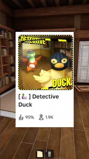 Playing as a Detective Duck in Roblox Detective Duck #roblox #gaming