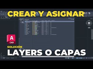 Cómo CREAR y ASIGNAR CAPAS en AutoCAD (LAYERS)