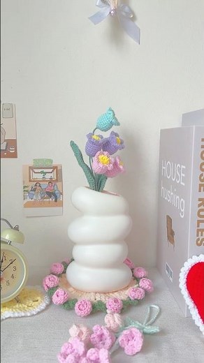 Crochet Flower Bouquet 🌸 Lily of the Valley Magic