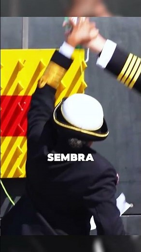 Why does a bottle break on the ship?