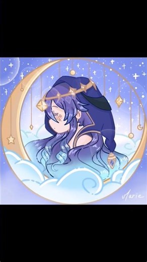 Layla from Genshin Impact 🌙🌌 #art #illustration #videogames #digitalart #genshinimpact