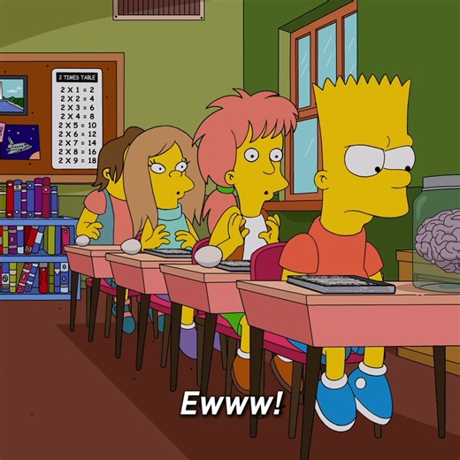 537K views · 9.3K reactions | Bart is going to use his brain for homework one way or another! 易 watch #TheSimpsons season 35 anytime on Hulu. | Animation Domination | Facebook