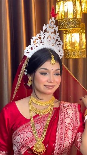 A timeless bride wrapped with traditional touches!⚜️ | Bella Beauty Makeover Studio