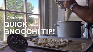 We’re about to revolutionize the way you make gnocchi. Ben, development chef extraordinaire, will be on Facebook Live at 1pm PDT to show you how it’s done. | ChefSteps