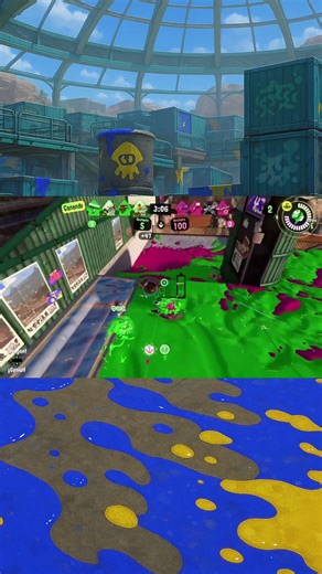 Sploosh and stamp and scoring and winning.