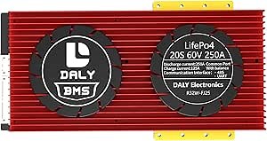 DALY Smart BMS LiFePo4 20S 60V 250A with Programmable Bluetooth Module and Common Port