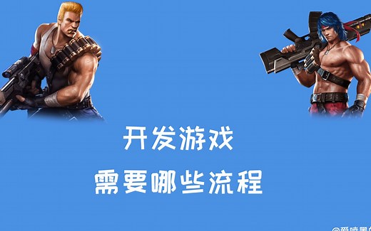 【游戏原理】从专业知识角度讲开发游戏需要哪些流程?