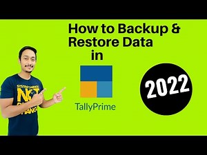 How to Backup & Restore Data in Tally Prime
