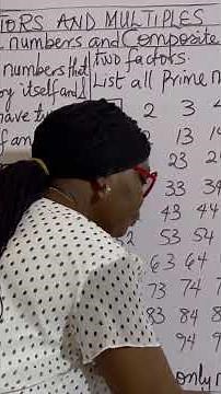 Prime and Composite numbers