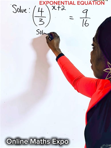 30K views · 1.2K reactions | How to solve a Tricky Exponential (Indices) Equation #maths #algebra #mathviral #viralmaths #mathskills #viralfypシforyoupage | Online Maths Expo | Facebook
